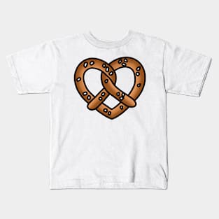 Pretzel Heart Kids T-Shirt